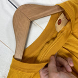 【Unisex L オレンジ系】 Yamatomichi ( 山と道 ) メリノ ライト クルー ネック ポケット Merino Light Crew Neck Pocket Mustard メリノウール ウェア トップス インナー シャツ ショートスリーブシャツ ウ