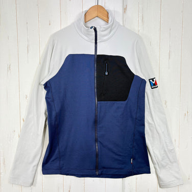 【Women's L ネイビー系】 Millet ( ミレー ) トリロジー ライト グリッド ジャケット Trilogy Lightgrid Jacket ポーラテック パワーグリッド ポリエステル ウェア トップス アウター ジャケット フリース ポーラテック・パワ