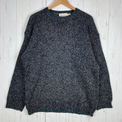 【Men's M ブラック系】 1990s Eddie Bauer ( エディーバウアー ) ウール ニット セーター Wool Knit Sweater ビンテージ オリジナル 入手困難 ウール ウェア トップス アウター ジャケット フリース z00054496