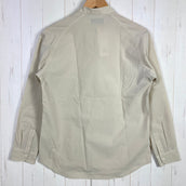 【Men's 2 ベージュ系】 Axesquin Elements ( アクシーズクインエレメンツ ) ソフトシェルのバンドカラーシャツ Soft Shell Band Collar Shirt ナイロン ウェア トップス インナー シャツ ロングスリーブシャツ 化