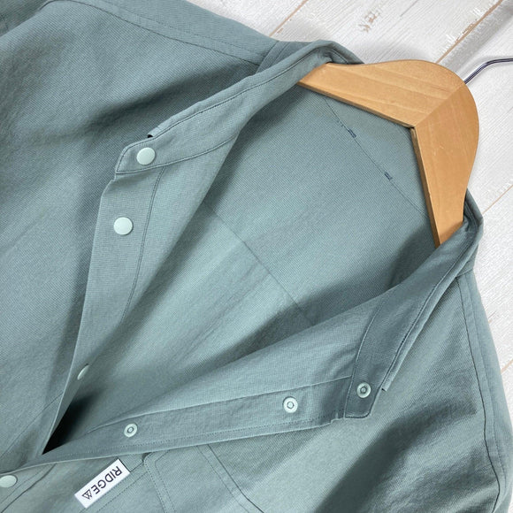 【Men's XL グリーン系】 Ridge Mountain Gear ( リッジマウンテンギア ) ベーシック ロングスリーブ シャツ Basic Long Sleeve Shirt Sage Green ポリエステル ウェア トップス インナー シャツ ロングス