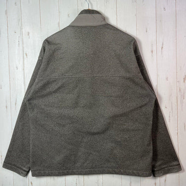 [Men's Large Gray] 2001 Patagonia Polar Basin Jacket, Dark Taupe Heather. Discontinued model, hard to find. This fleece jacket is a top and outerwear item.