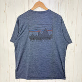 【Men's L ネイビー系】 Patagonia ( パタゴニア ) キャプリーン クール デイリー グラフィック シャツ Capilene Cool Daily Graphic Shirt ポリエステル ウェア トップス インナー シャツ ショートスリーブTシャ