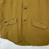 Unisex, Small, Brown, Axesquin Yamani Nobotta Kamoshirenai Light Blue Nylon Long Sleeve Shirt, Synthetic Fiber, z00053539