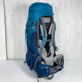 【Women's OneSize ブルー系】 Deuter ( ドイター ) エアーコンタクト プロ 65+15 SL Air Contact Pro 65+15 SL デニム / ミッドナイト ナイロン バッグ ストレージ バックパック 容量【55L～79L】 z0006005