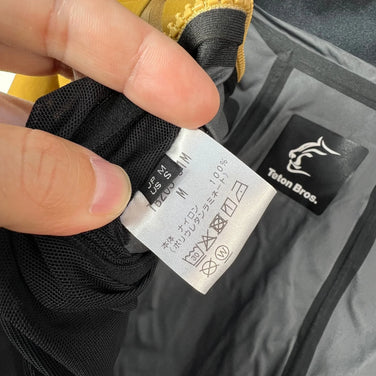 Teton Bros TB 夹克，男款，中号，米色，枪灰色尼龙，硬壳外套，Polartec Neoshell，z00054423