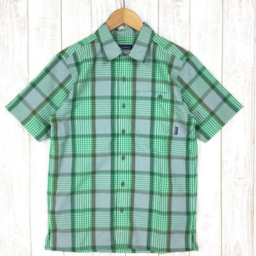 【Men's XS グリーン系】 Patagonia ( パタゴニア ) ショートスリーブ パッカーウェア シャツ Short Sleeved Puckerware Shirts デッドストック 53001 International Men's GGI コットン シ - 【公式】2ndGEAR（セカンドギア）Webショップ【登山用品・アウトドア用品専門 買取販売店】