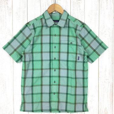【Men's XS グリーン系】 Patagonia ( パタゴニア ) ショートスリーブ パッカーウェア シャツ Short Sleeved Puckerware Shirts デッドストック 53001 International Men's GGI コットン シ - 【公式】2ndGEAR（セカンドギア）Webショップ【登山用品・アウトドア用品専門 買取販売店】