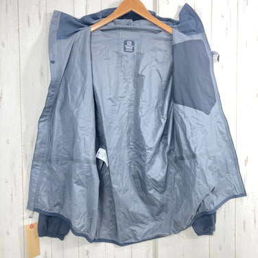 【Men's M Grey】Salomon OUTSPEED 360 3L JKT Nylon Wear Tops Outer Jacket Rain Shell z00057815 Rain Shell Outer J
