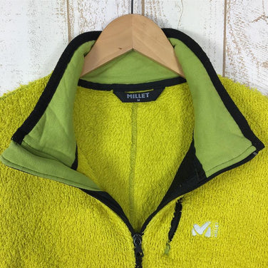 【Men's M イエロー系】 Millet ( ミレー ) ハイパイル フリース ジャケット Hipile Fleece Jacket ポーラテック ハイロフト パワーストレッチ Men's フリース アウター ジャケット トップス ウェア - 【公式】2ndGEAR（セカンドギア）Webショップ【登山用品・アウトドア用品専門 買取販売店】