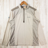 【Men's L ベージュ系】 Montbell ( モンベル ) ロングスリーブ ハーフジップ シャツ Long sleeve Half Zip Shirt ポリエステル Asian Men's 韓国企画モデル 化繊 ロングスリーブシャツ インナー シャツ トッ - 【公式】2ndGEAR（セカンドギア）Webショップ【登山用品・アウトドア用品専門 買取販売店】