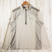 【Men's L ベージュ系】 Montbell ( モンベル ) ロングスリーブ ハーフジップ シャツ Long sleeve Half Zip Shirt ポリエステル Asian Men's 韓国企画モデル 化繊 ロングスリーブシャツ インナー シャツ トッ - 【公式】2ndGEAR（セカンドギア）Webショップ【登山用品・アウトドア用品専門 買取販売店】