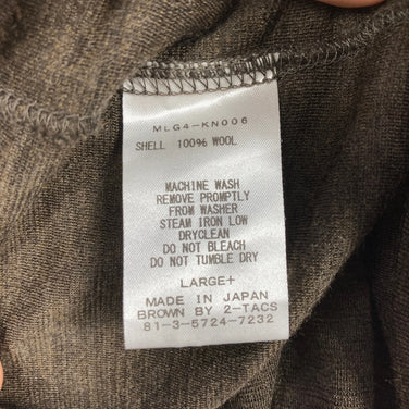 男女通用 L 棕色 2Tacs BBA#3 连帽衫 KEI 版（已停产，很难找到）Moonlight Gear 独家发售