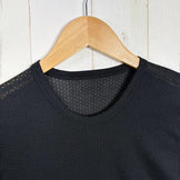 【Men's M ブラック系】 Finetrack ( ファイントラック ) ドライレイヤー ベーシックT ポリエステル ウェア トップス インナー シャツ ショートスリーブTシャツ クルーネック 化繊 z00057919  化繊 ショートスリーブTシャツ クルーネ
