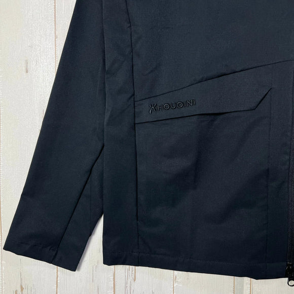 【Men's L ブラック系】 Houdini ( フーディニ ) メンズ ゴー ジャケット M's Go Jacket 860028 TRUE BLACK z00055931 TRUE BLACK ソフトシェル アウター ジャケット トップス ウェア