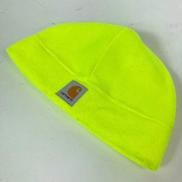 【Unisex OneSize イエロー系】 Carhartt ( カーハート ) カラーエンハンスド フリース ビーニー Color Enhanced Fleece Beanie Neon Yellow 入手困難 フリース ビーニー ハット ウェア ウェア小物 ヘッドウェア ビ