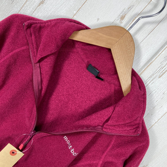 【Women's S ピンク系】 Montbell ( モンベル ) シャミース ジャケット Women's CHAMEECE Jacket 薄手フリース ポリエステル ウェア トップス アウター ジャケット フリース z00061638  フリース アウター ジャケ