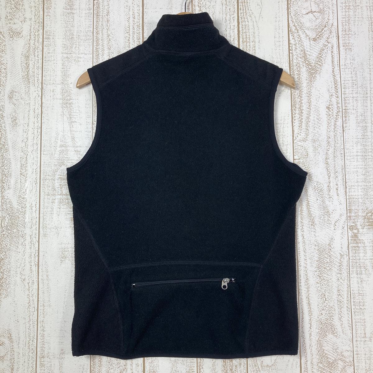 【男士 S 黑色】Patagonia Flyer Vest Pef 防风抓绒 停产型号很难获得 24002 国际男士 BLK 黑色抓绒背心上衣