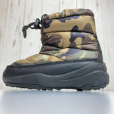 [Kid's Size 14.0cm Green] The North Face Toddler Nuptse Bootie II, Synthetic Down, NFJ51583, Asian Kid's, Primaloft Woodland Camo