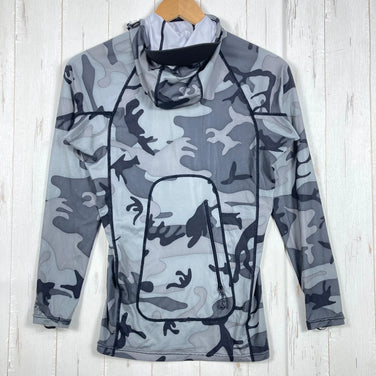 Men's Small Gray 2017 Patagonia RØ Hoody Camo Rash Guard UV Protection Polyester Top Undershirt Synthetic Fiber z00053172