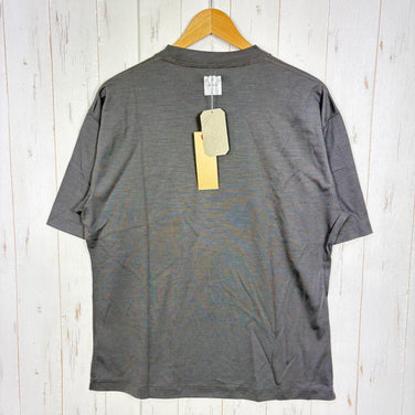 【Unisex 3 グレー系】 迷迭香 ( マンネンロウ ) ウールハイカーティー Wool Hiker Tee MCS-2B GRY z00058297 GRY ウール ショートスリーブTシャツ クルーネック インナー シャツ トップス ウェア
