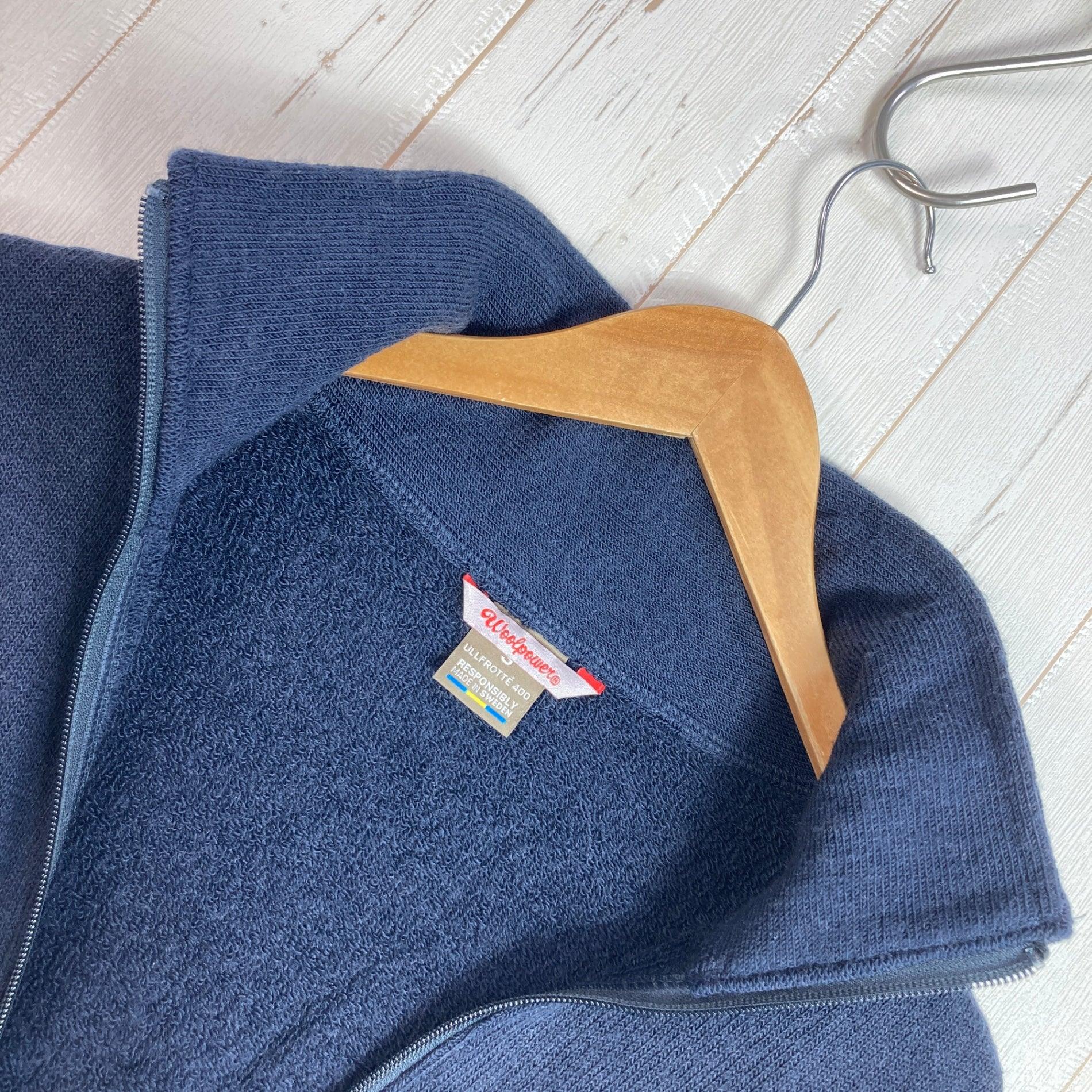 Unisex S ネイビー系】 Woolpower（ウールパワー） フルジップ 