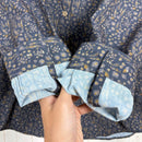 【Women's XL ネイビー系】 Montbell ( モンベル ) WIC. ライト プリント ロングスリーブ シャツ WIC. Light Print Long Sleeve Shirt 吸汗速乾 UVカット 胸ポケット ポリエステル ウェア トップス インナー-7