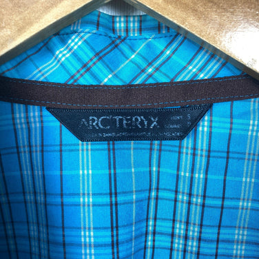 【Men's S ブルー系】 Arcteryx ( アークテリクス ) ピークライン ショートスリーブ シャツ Peakline Short Sleeve Shirt 生産終了モデル 入手困難 コットン ウェア トップス インナー シャツ ショートスリーブシャツ