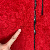 男士小号红色北面 Versa Air 拉链夹克 (Z00057040)