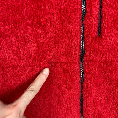 男士小号红色北面 Versa Air 拉链夹克 (Z00057040)