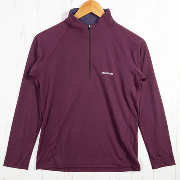 【Women's M パープル系】 Montbell ( モンベル ) WIC.ジップシャツ ポリエステル ウェア トップス インナー シャツ ロングスリーブシャツ 化繊 z00052697 化繊 ロングスリーブシャツ インナー シャツ トップス ウェア - 【公式】2ndGEAR（セカンドギア）Webショップ【登山用品・アウトドア用品専門 買取販売店】
