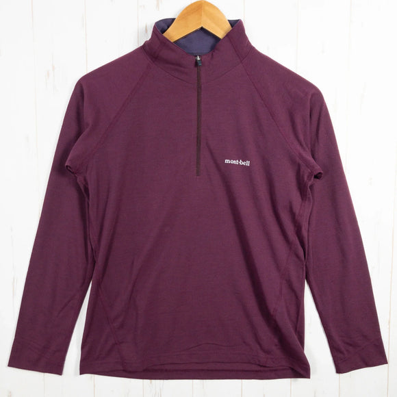 【Women's M パープル系】 Montbell ( モンベル ) WIC.ジップシャツ ポリエステル ウェア トップス インナー シャツ ロングスリーブシャツ 化繊 z00052697 化繊 ロングスリーブシャツ インナー シャツ トップス ウェア - 【公式】2ndGEAR（セカンドギア）Webショップ【登山用品・アウトドア用品専門 買取販売店】
