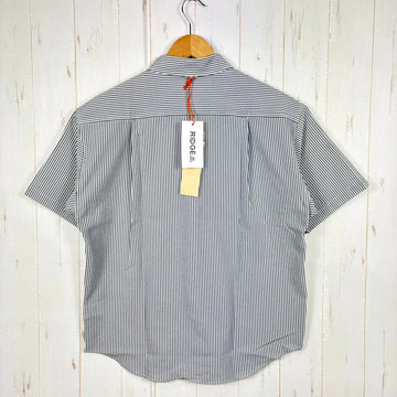 【Women's S グレー系】 Ridge Mountain Gear ( リッジマウンテンギア ) ベーシック ショートスリーブ シャツ ストライプ Basic Short Sleeve Shirt Stripe  Grey × White z00055799 G - 0