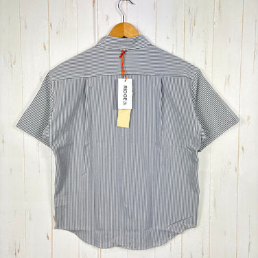 【Women's S グレー系】 Ridge Mountain Gear ( リッジマウンテンギア ) ベーシック ショートスリーブ シャツ ストライプ Basic Short Sleeve Shirt Stripe  Grey × White z00055799 G
