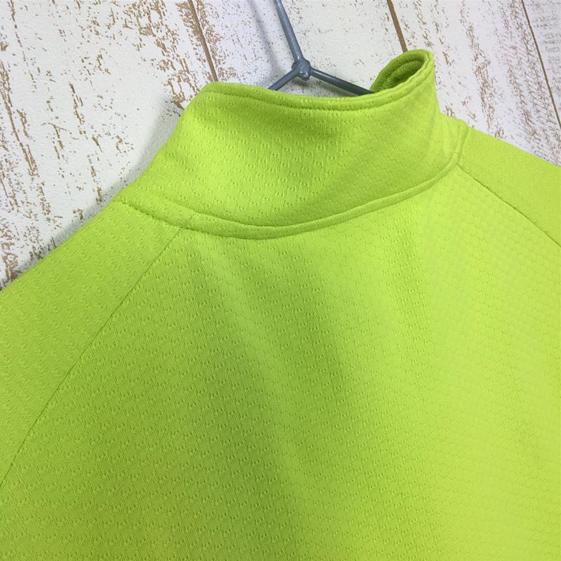 【Women's L イエロー系】 Marmot ( マーモット ) ドライクライム ディンプル ハーフジップ Driclime Dimple Half Zip ショートスリーブ ジップネック シャツ MJK-9420W Asian Women's  化繊 ショートスリ