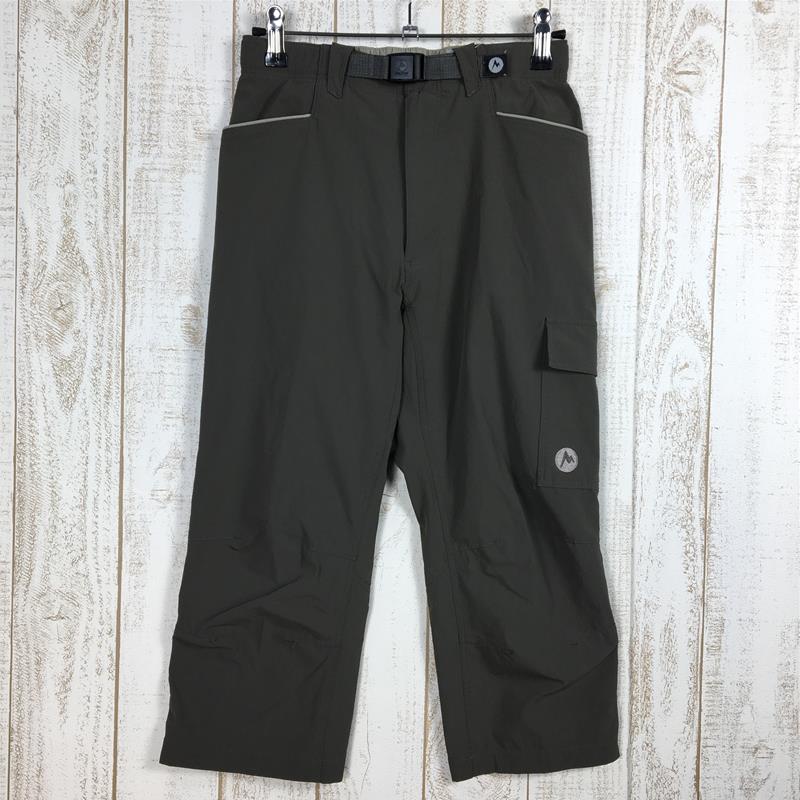 【Women's S チャコール系】 Marmot ( マーモット ) アクトイージー クロップド パンツ Act Easy Cropped Pant ニッカー カプリ ショーツ MJP-S6622W Asian Women's  ソフトシェル ショーツ ショートパンツ