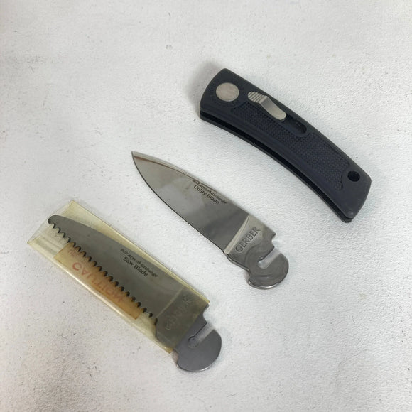 【OneSize ブラック系】 Gerber ( ガーバー ) ボルト アクション エクスチェンジ ブレード ユーティリティ / ソー Bolt Action Exchange Blade Utility / Saw 入手困難 交換式ブレード / 替えノコギリ付属