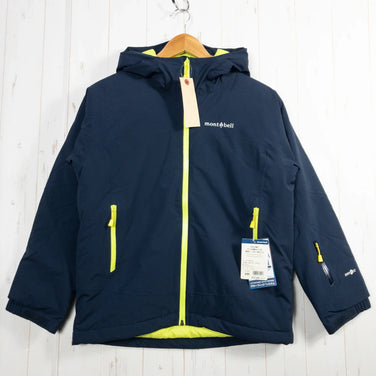 【Kid's 150 ネイビー系】 Montbell ( モンベル ) パウダー ステップ パーカ Kid's Powder Step Parka Kid's ネイビー / NV 化繊ダウン ウェア トップス アウター ジャケット 化繊インサレーション z0005245 - 【公式】2ndGEAR（セカンドギア）Webショップ【登山用品・アウトドア用品専門 買取販売店】