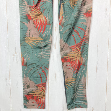 [Men's M Green] Columbia Script Slouch Tights Polyester Apparel Bottoms Tights z00057553 Tights Bottoms Apparel