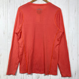 【Men's M オレンジ系】 2014 Patagonia ( パタゴニア ) ロングスリーブ アウトペーサー シャツ Long Sleeve Out Pecer Shirt ポリエステル ウェア トップス インナー シャツ ロングスリーブTシャツ クルーネック