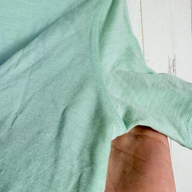 【Women's S グリーン系】 Patagonia ( パタゴニア ) ウィメンズ キャプリーン クール メリノ ブレンド グラフィック シャツ Women's Capilene Cool Merino Blend Graphic Shirt ウール混 吸湿発散 速