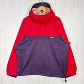【Unisex L レッド系】 1997 Patagonia ( パタゴニア ) ニューマティック プルオーバー Pneumatic Pullover Burnt Chili / Regal Purple 生産終了モデル 入手困難 ウェア トップス アウター ジャケ