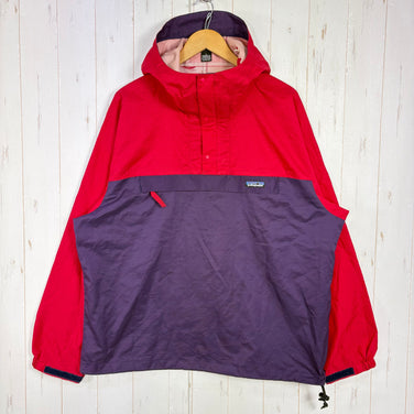 【Unisex L レッド系】 1997 Patagonia ( パタゴニア ) ニューマティック プルオーバー Pneumatic Pullover Burnt Chili / Regal Purple 生産終了モデル 入手困難 ウェア トップス アウター ジャケ