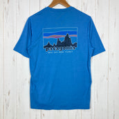 【Men's XS ブルー系】 2026 Patagonia ( パタゴニア ) キャプリーン クール デイリー シャツ '73 スカイライン Capilene Cool Daily Shirt - '73 Skyline SHRX ( Shore Blue - L