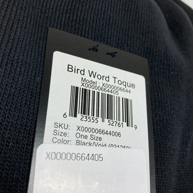 【Unisex OneSize ブラック系】 Arcteryx ( アークテリクス ) バード ワード トーク Bird Word Toque ポリエステル X000006644 Unisex ビーニー ヘッドウェア ウェア小物 ウェア - 【公式】2ndGEAR（セカンドギア）Webショップ【登山用品・アウトドア用品専門 買取販売店】