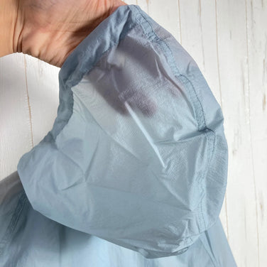 Rawlow Mountain Works Drizzler 连帽衫，男女通用，蓝色，浅绿色，尼龙，防风夹克，外套，上衣，z00053678，Aq