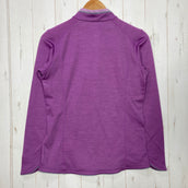 【Women's M パープル系】 Foxfire ( フォックスファイヤー ) TS ウール ハーフジップ TS Wool Half Zip トランスウェットウール / メリノウール混 ポリエステル ウェア トップス インナー シャツ ロングスリーブシャツ 化繊 z0