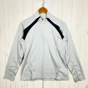 【Women's XL ブルー系】 Millet ( ミレー ) LD LTK ビョウカン ジップ ロングスリーブ ポリエステル ウェア トップス インナー シャツ ロングスリーブシャツ 化繊 z00055026  化繊 ロングスリーブシャツ インナー シャツ トップス