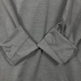 【Men's S グレー系】 Montbell ( モンベル ) ウイックロン UVテクト ロングスリーブ ジップシャツ WIC.UV Tec Long Sleeve Zip Shirt ポリエステル ウェア トップス インナー シャツ ロングスリーブシャツ 化