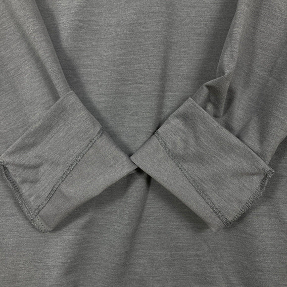 【Men's S グレー系】 Montbell ( モンベル ) ウイックロン UVテクト ロングスリーブ ジップシャツ WIC.UV Tec Long Sleeve Zip Shirt ポリエステル ウェア トップス インナー シャツ ロングスリーブシャツ 化